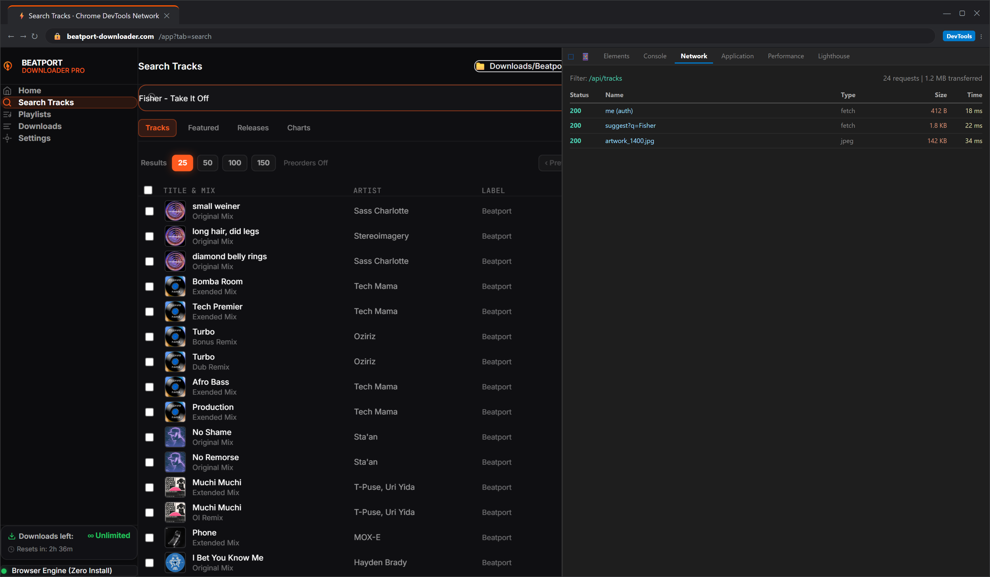 Beatport Playlist URL Ingestion in Batch Mode