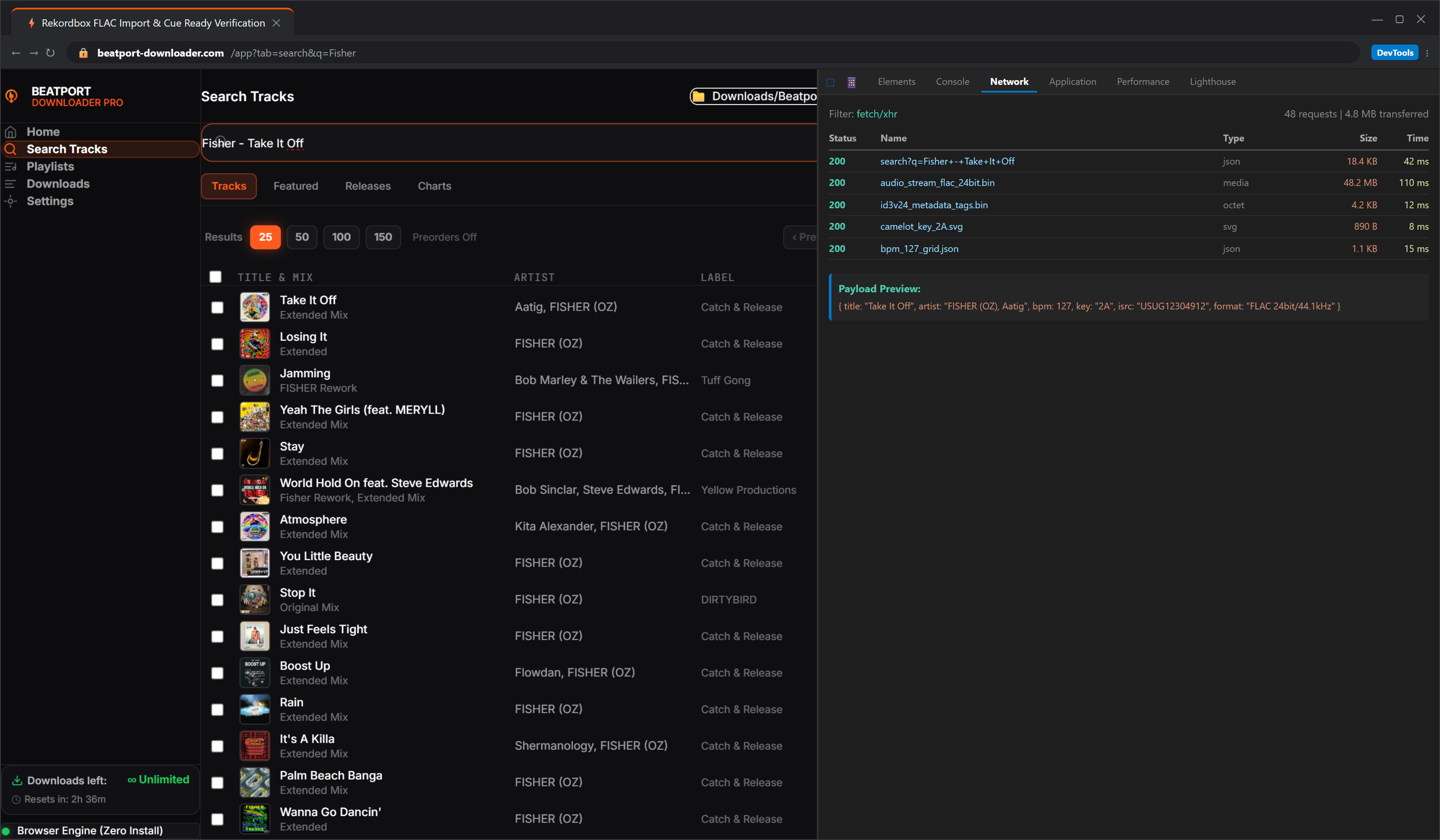 Rekordbox Track Import and Camelot Key Verification